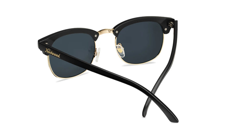 Knockaround Black Gold Brooklines Unisex Polarized Sunglasses | WILD FLIER GIFTS AND APPAREL