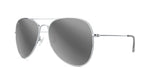 Knockaround Silver / Silver Smoke Mile Highs Unisex Polarized Sunglasses | WILD FLIER GIFTS AND APPAREL