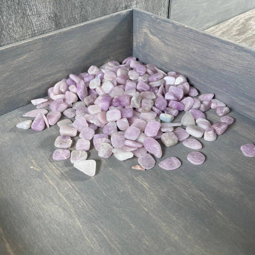 Kunzite Tumbled Stones Wholesale – 1 LB Bulk Lot | WILD FLIER GIFTS AND APPAREL