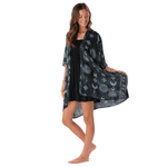 Midnight Lotus Moon Kimono | WILD FLIER GIFTS AND APPAREL