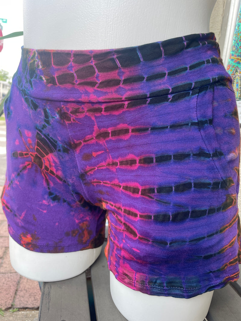 Tie-Dye Booty Shorts : One Size