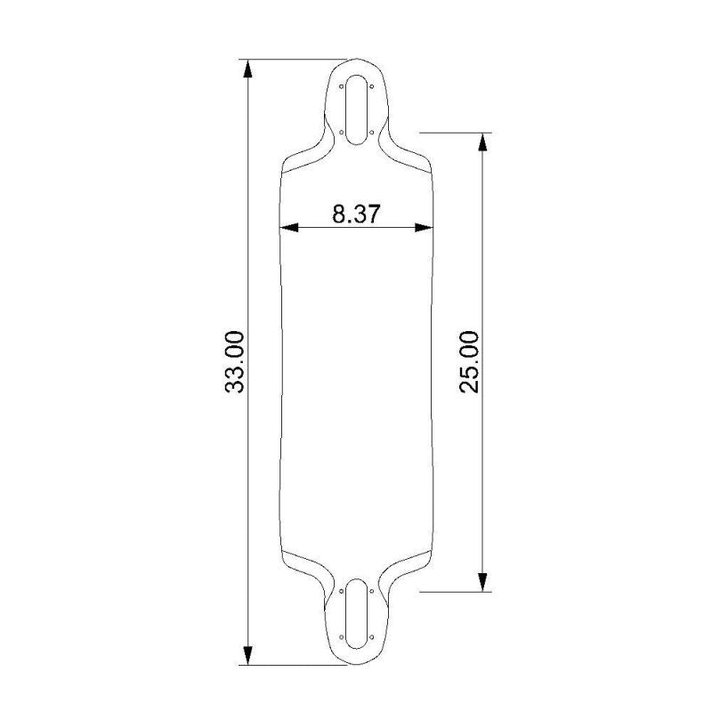 DB Longboard Mini Cooper Drop Through Longboard Complete - 33” | WILD FLIER GIFTS AND APPAREL