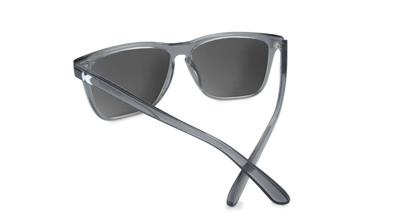 Knockaround Clear Grey / Green Moonshine Fast Lanes Sport Unisex Polarized Sunglasses | WILD FLIER GIFTS AND APPAREL