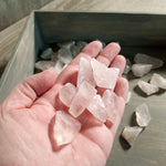 Rose Quartz Tumbled Stones Semi Polished 1 Pound: Medium approx. 45 pieces | WILD FLIER GIFTS AND APPAREL