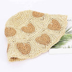 I Heart Summer Handmade Faux Straw Hat