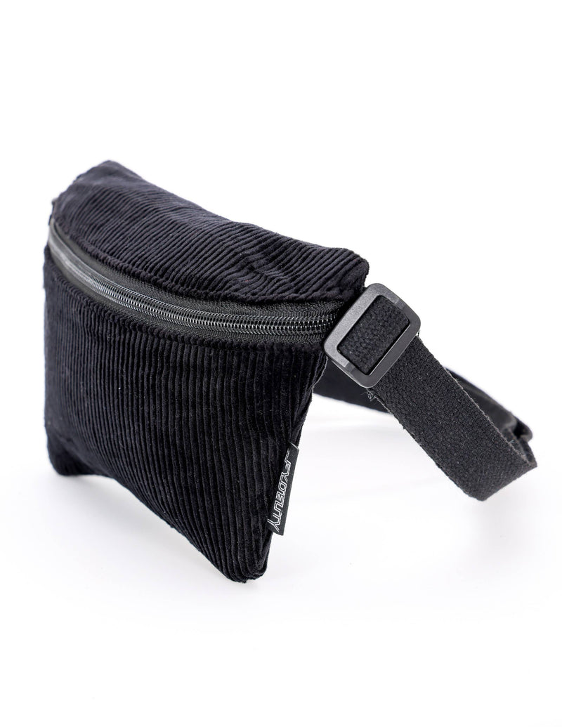 Fydelity Fanny Pack |Ultra-Slim| Corduroy Black