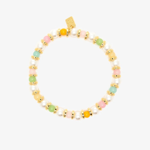 Pura Vida Headliner Pearl Bloom Stretch Bracelet