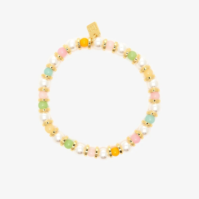 Pura Vida Headliner Pearl Bloom Stretch Bracelet