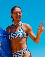 Salty Crew Ray Days Reversible Bralette Bikini Top - Indigo | WILD FLIER GIFTS AND APPAREL