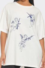 Angels & Guns Oversized Tee