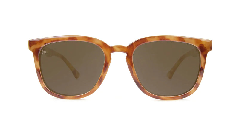 Glossy Blonde Tortoise Shell / Amber Paso Robles Knockaround Unisex Polarized Sunglasses