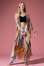 Cairo Fringe Kimono | WILD FLIER GIFTS AND APPAREL