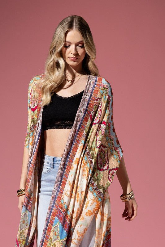 Cairo Fringe Kimono | WILD FLIER GIFTS AND APPAREL