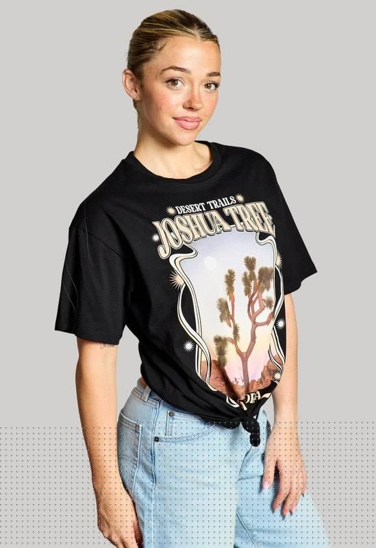 Joshua Tree Desert Trails Print Tee | WILD FLIER GIFTS AND APPAREL