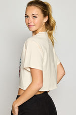 Forever Love Middle Chain Cropped Top | WILD FLIER GIFTS AND APPAREL