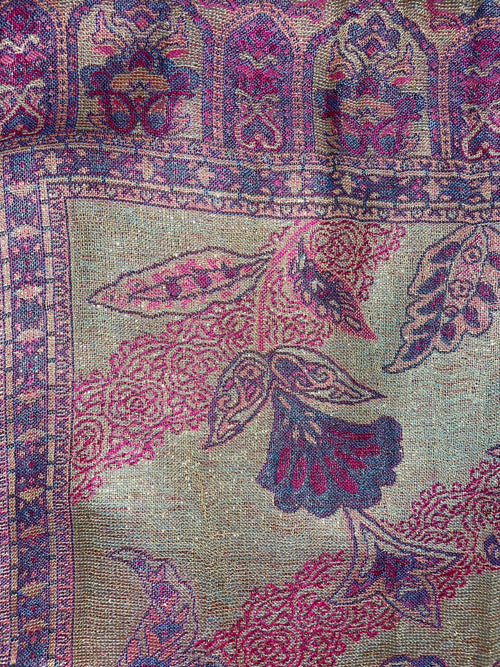 Metallic Pashmina Paisley Shawl Wraps | WILD FLIER GIFTS AND APPAREL