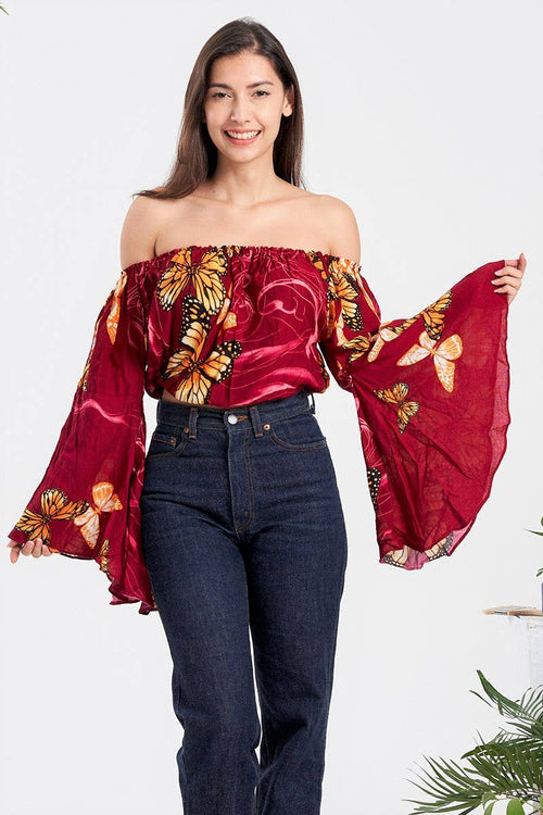 Womens Clothing - Crop Top (TH-1764): Free Size | WILD FLIER GIFTS AND APPAREL