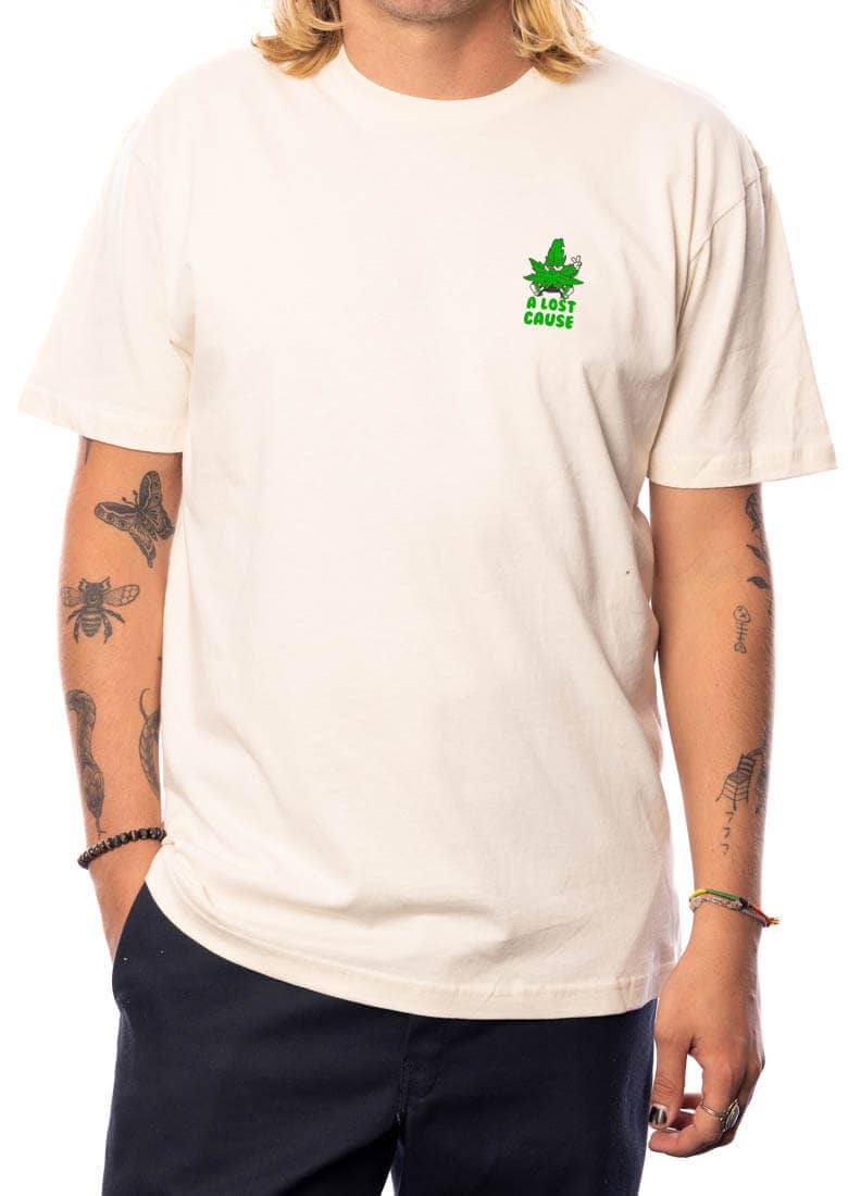 Stay High Tee: Bone / L | WILD FLIER GIFTS AND APPAREL