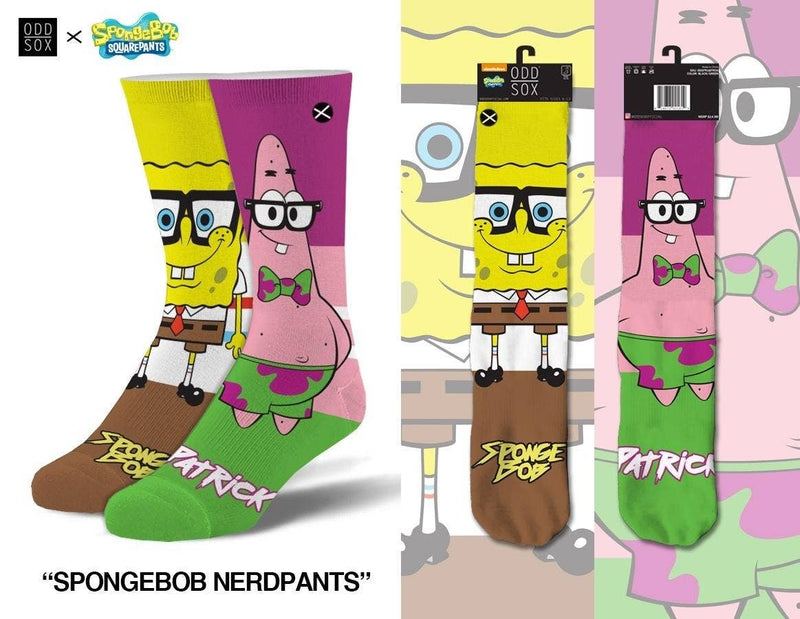 Odd Sox Spongebob Nerd Pants 360 Knit Socks