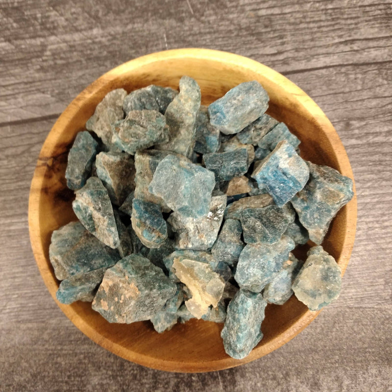 Raw Blue Apatite Rough Stone, 1 LB - Spiritual Healing Whole | WILD FLIER GIFTS AND APPAREL