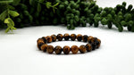 Yellow Tiger Eye Faceted Bracelet 8mm Stretchable Beads 7.5" L | WILD FLIER GIFTS AND APPAREL