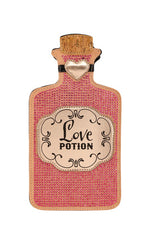 Rhinestone Love Potion Bottle Crossbody Bag