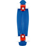 Oceans Swell 22” Cruiser Skateboard Complete-Red, Blue, and White | WILD FLIER GIFTS AND APPAREL