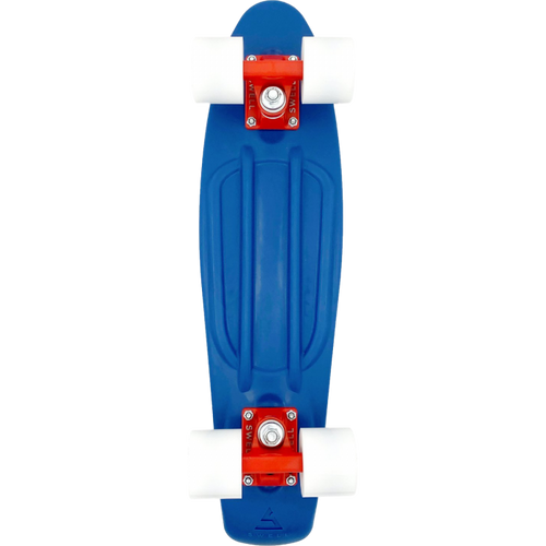 Oceans Swell 22” Cruiser Skateboard Complete-Red, Blue, and White