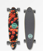 San Clemente Orange Blossom Longboard Complete - 9”x36” | WILD FLIER GIFTS AND APPAREL