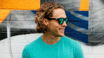 Knockaround Black / Green Moonshine Premiums Unisex Polarized Sunglasses | WILD FLIER GIFTS AND APPAREL