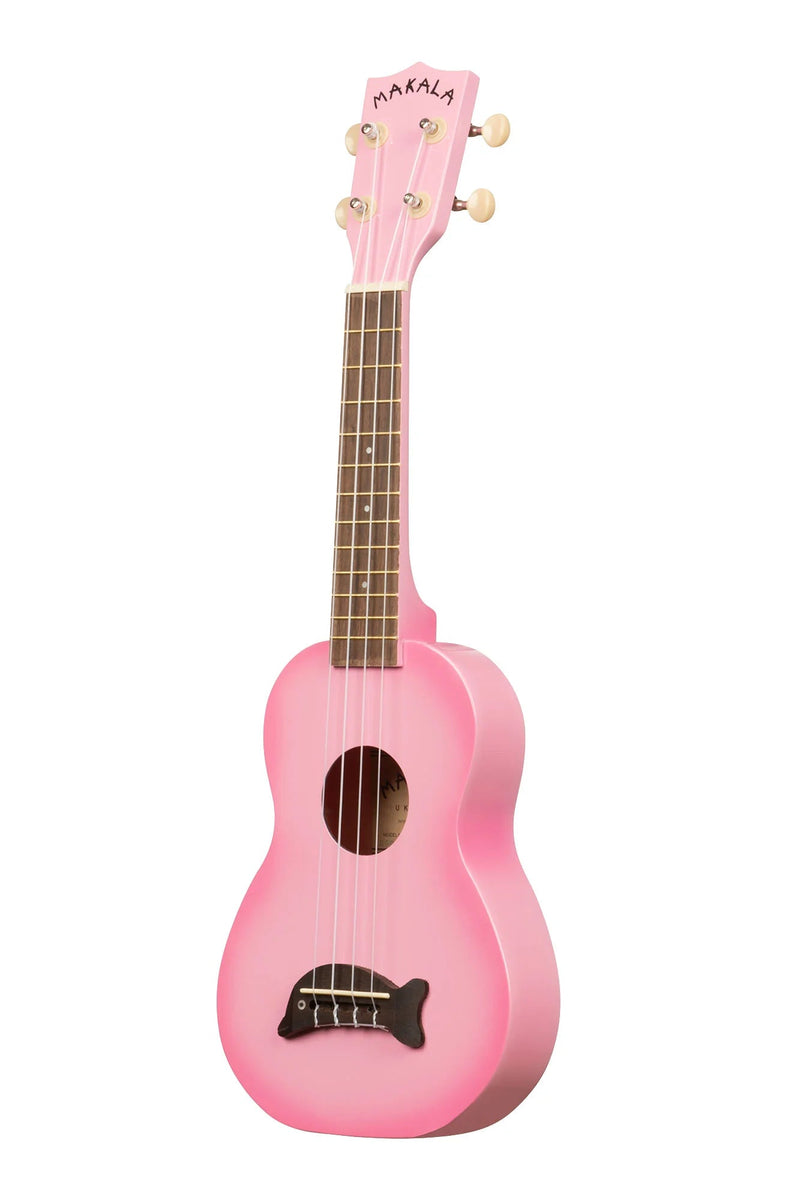 Kala Pink Burst Soprano Makala Dolphin Ukulele | WILD FLIER GIFTS AND APPAREL