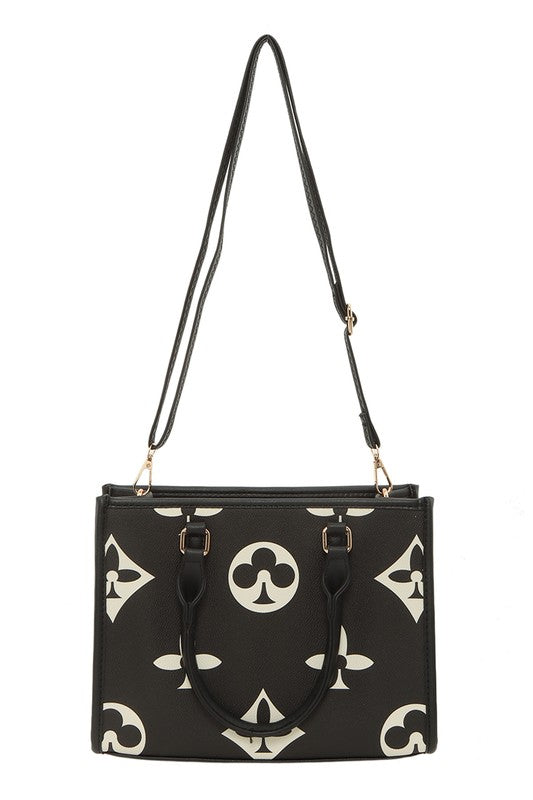 Empress Monogram Bicolor Bag with Handle