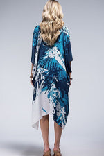 Blue Tones Lightweight Kimono | WILD FLIER GIFTS AND APPAREL