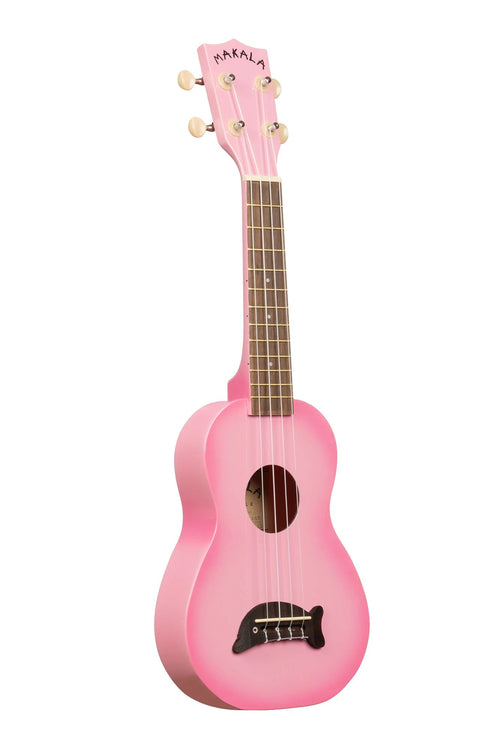Kala Pink Burst Soprano Makala Dolphin Ukulele | WILD FLIER GIFTS AND APPAREL