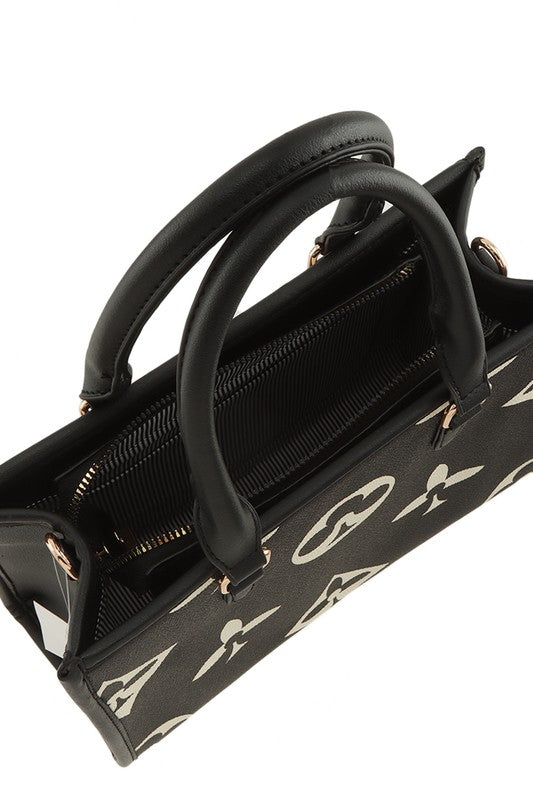 Empress Monogram Bicolor Bag with Handle