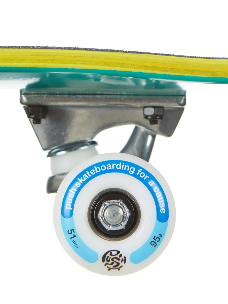 Push Peek Over 7.25 Complete Skateboard