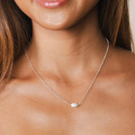 Lotus and Luna Moonstone Stone Of The Earth Necklace | WILD FLIER GIFTS AND APPAREL