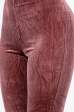 Velvet Long Flared Pants | WILD FLIER GIFTS AND APPAREL