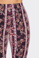 Purple Mosaic Flared Pant | WILD FLIER GIFTS AND APPAREL