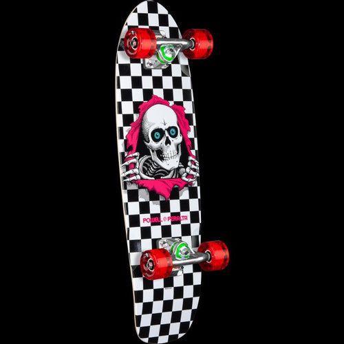 Powell Peralta Sidewalk Surfer Checker Ripper Birch Cruiser Complete Skateboard - 7.75 x 27.20 | WILD FLIER GIFTS AND APPAREL
