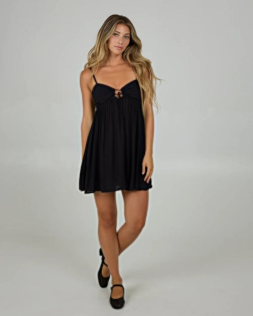 Salty Crew High Tide Dress - Black | WILD FLIER GIFTS AND APPAREL