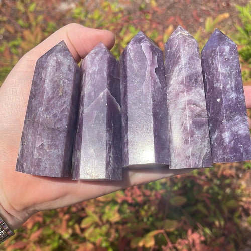 Lepidolite Tower | WILD FLIER GIFTS AND APPAREL