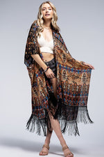 Annecy Fringe Kimono | WILD FLIER GIFTS AND APPAREL
