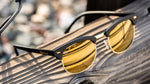 Knockaround Black Gold Brooklines Unisex Polarized Sunglasses | WILD FLIER GIFTS AND APPAREL