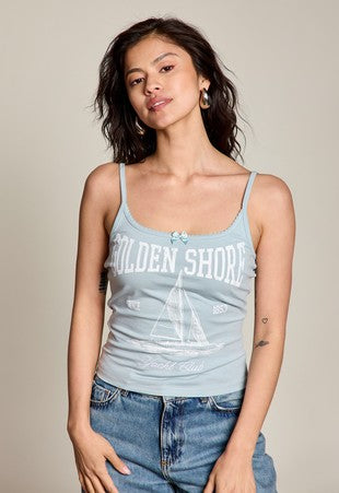 Golden Shore Tank Top | WILD FLIER GIFTS AND APPAREL
