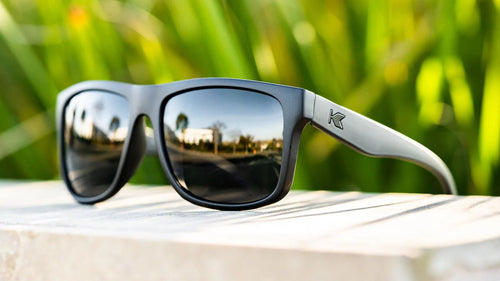 Knockaround Black On Black Torrey Pines Unisex Polarized Sunglasses