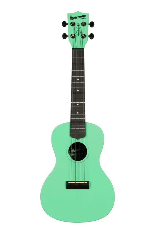 Kala Seafoam Green Concert Recycled Beach Collection Waterman Ukulele | WILD FLIER GIFTS AND APPAREL