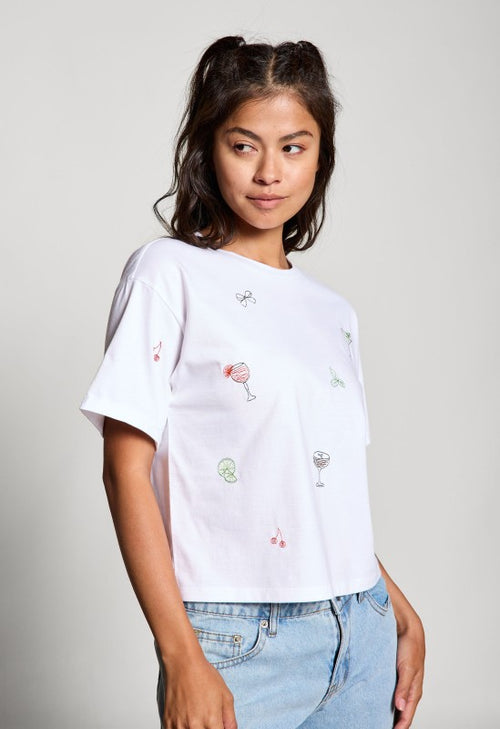 All Over Cocktail Drinks Tee | WILD FLIER GIFTS AND APPAREL