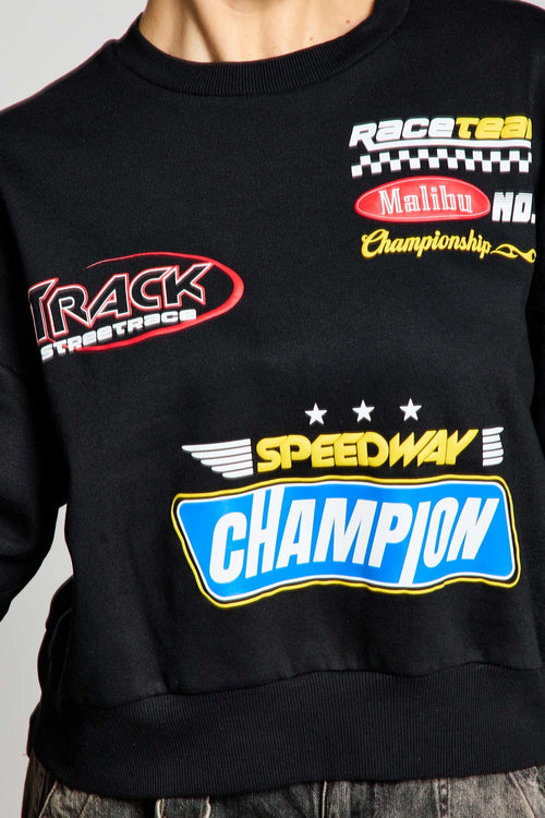 Speedway Champion Motocross Fleece Sweatshirt | WILD FLIER GIFTS AND APPAREL