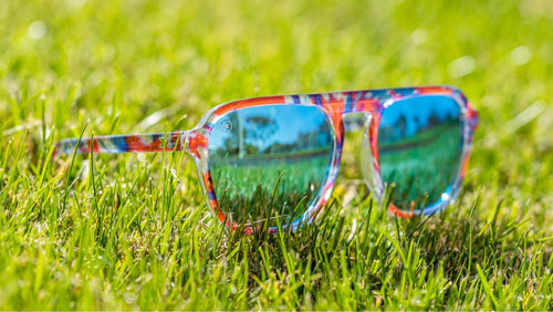 Knockaround Live Free or Tie-Dye Pacific Palisades Unisex Polarized Sunglasses | WILD FLIER GIFTS AND APPAREL